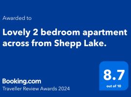 Lovely 2 bedroom apartment across from Shepp Lake., апартаменти у місті Шеппартон