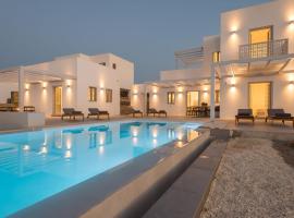 Beautiful Paros Villa - 1 Bedroom - The Calming Villa - Wonderful Sea Views and Jacuzzi - Naousa, villa in Livadia