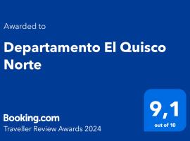 Departamento El Quisco Norte อพาร์ตเมนต์ในเอลกิสโก