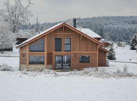 CHALET L'ÉCHAPPÉE NATURE 4 étoiles sauna, lyžiarske stredisko v destinácii Anould