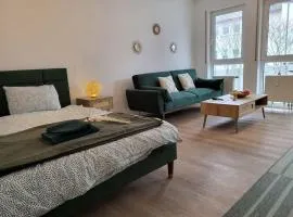 Studio-Priv.Parkplatz-Balkon-Wlan-Netflix-SmartTV