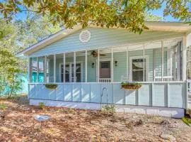 1 Mi to Beach Sustainable Oak Island Home!