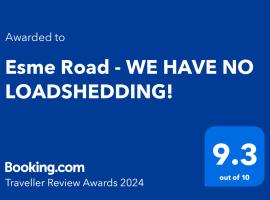 Esme Road - WE HAVE NO LOADSHEDDING!: Cape Town, Newlands Railway Station yakınında bir otel