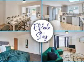 Elfleda Stay - Modern 5 bedroom house with parking