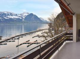 Modern and charming apartment on the shores of Lake Lucerne, hotel near Obermatt T-bar, Gersau