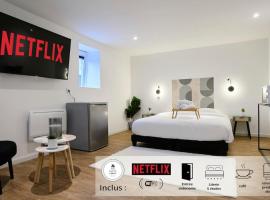 NG SuiteHome - Lille l Tourcoing l Haute - Duplex 4 pers - Balnéo - Netflix - Wifi, apartamento en Tourcoing