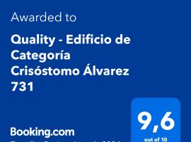 Quality - Edificio de Categoría Crisóstomo Álvarez 731، فندق بالقرب من Plaza Independencia، سان ميغيل دي توكومان