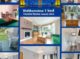 Walthamstow 1 bed, hotel a prop de Estació de metro de Snaresbrook, a Londres