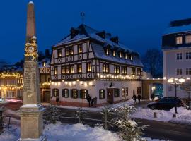 Hotel Roß, hotel s parkiriščem v mestu Zwönitz