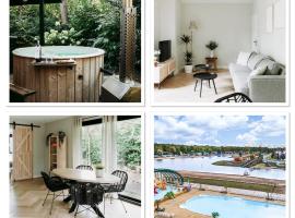 Forest Bungalow 1 - Hottub - Nature - Relax, hotel na may pool sa Rheezerveen