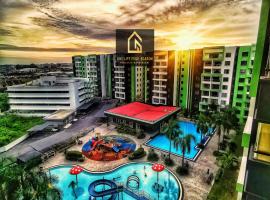 One Life Four Season Waterpark Guest House Manhattan Condominium, feriebolig i Ipoh