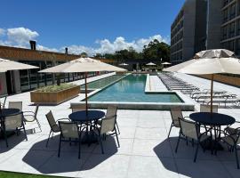 Resort com Piscina Aquecida e Garagem em Xangri-lá รีสอร์ทในแชงกรี-ลา