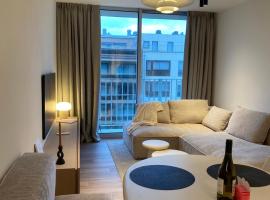 Luxe appartement `t Sant Nieuwpoort Bad، فندق في نيوبورت