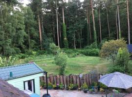 Secluded Woodland Hideaway - 2 Bed with Private Parking, loma-asunto kohteessa Emsworth