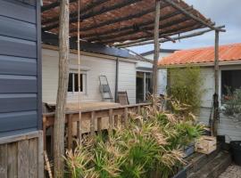 Chalet 47m2 climatis&eacute;, piscine,linge fourni