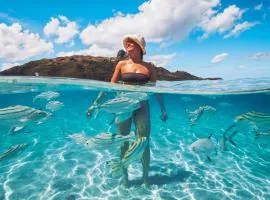 Barefoot Kuata Island Resort、Kuataのシャレー