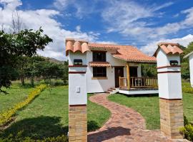 Hospedaje Resguardo Real, casa de muntanya a Ráquira