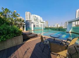 1 Bedroom in sukhumvit CBD 5 min to BTS Phromphong、Bang Kapiのアパートメント