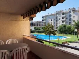 AT070 Piscina, 4 habitaciones, a 180m de la playa