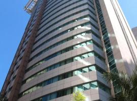Quarto de hotel entre os Shoppings Vila Olimpia e JK Iguatemi、サンパウロ、ヴィラ・オリンピアのホテル