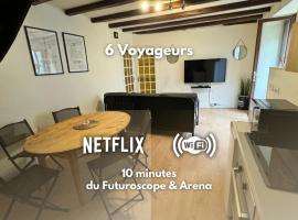 Charmant & Proche Futuroscope, Ferienwohnung in Migné-Auxances