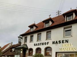 Gasthaus Hasen - Grill Masters, viešbutis su vietomis automobiliams mieste Geislingen