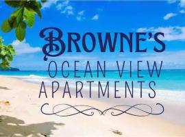 Browne’s Oceanview Apartments, olcsó hotel Arnos Vale városában