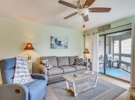 Saint Helena Island Condo - Steps to Beach!, hotel with parking in Oceanmarsh Subdivision