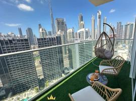 Viesnīca Reva residence suite burj Khalifa view ,Kings Dubaijā