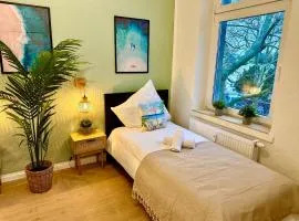 Apartment 'Die Welle', Netflix, Sonos, zentral nahe Helios Klinik und Messe Düsseldorf