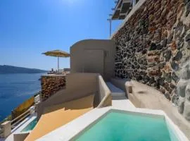 Beautiful Santorini Villa 1 Bedroom Villa Blissful Retreat Breathtaking Caldera Sea Views & Outdoor Hot Tub Oia