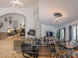 VILLE ET VOLCANS - Grand gite proche centre-ville pour 24 personnes, cottage ở Clermont-Ferrand