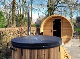 Japandi Wellness met hottub & sauna, overnachtingsmogelijkheid in Ewijk