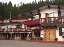 Gables Motel, olcsó hotel Radium Hot Springsben