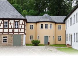 Gewölbe-Stübchen im Herrenhof, hôtel à Schwarzenberg/Erzgebirge