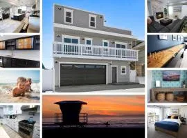 World Cup Retreat! Steps to Sand, Luxury Beach House, Game Room, Firepit, Ensuite Beds, Pets OK