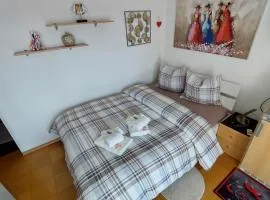 Joli studio avec terrasse et vue EXCLUSIVEMENT POUR NON FUMEURS
