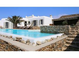 Outstanding Mykonos Villa - 7 Bed - Villa Bellacqua - Stunning Aegean Sea Views - Agios Stefanos, hotel en Agios Stefanos