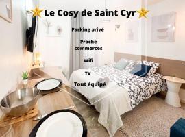 Le Cosy Saint-Cyr, apartamentai su virtuve mieste Sen Sir l’Ekolis
