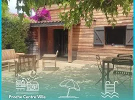T4 Caminu 110m2 - Jardin, piscine, 6 pers, parking