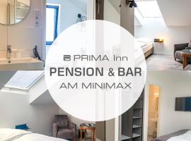 PRIMA Inn Unterkunft direkt über der "Bar am Minimax", bed & breakfast a Neuruppin