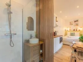 Studio fonctionnel, équipé avec jardin proche gare