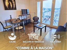 [Cosy] Appartement équipé avec terrasse, Wifi, апартамент в Pont-de-la-Maye