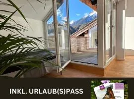 Geräumiges sonniges Apartment mit Bergblick