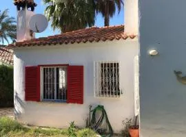 2 bedrooms house with shared pool terrace and wifi at Denia 2 km away from the beach