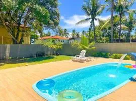 Casa a 170m da praia com vista para o mar