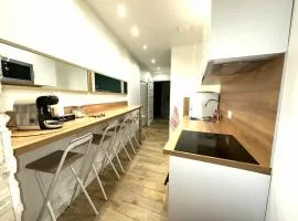 Bastia F1 type loft plein centre, calme, clim, refait à neuf et à 200m du port