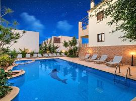 Azure Horizon Villa Heated Pool Beach at 550 m, ξενοδοχείο στο Ρέθυμνο Πόλη