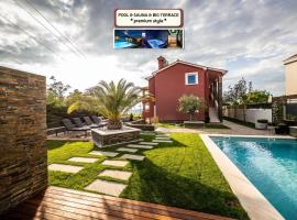 Villa Sunset Pool & Spa apartments, hotell sihtkohas Zgornje Škofije