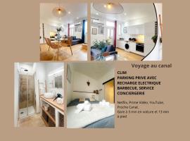 Voyage au Canal - Parking Clim Netflix Amazon, apartemen di Montauban